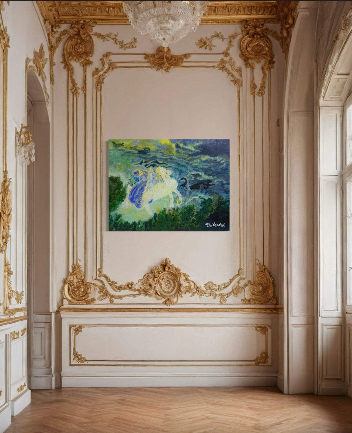 Original Over the Stormy Sea