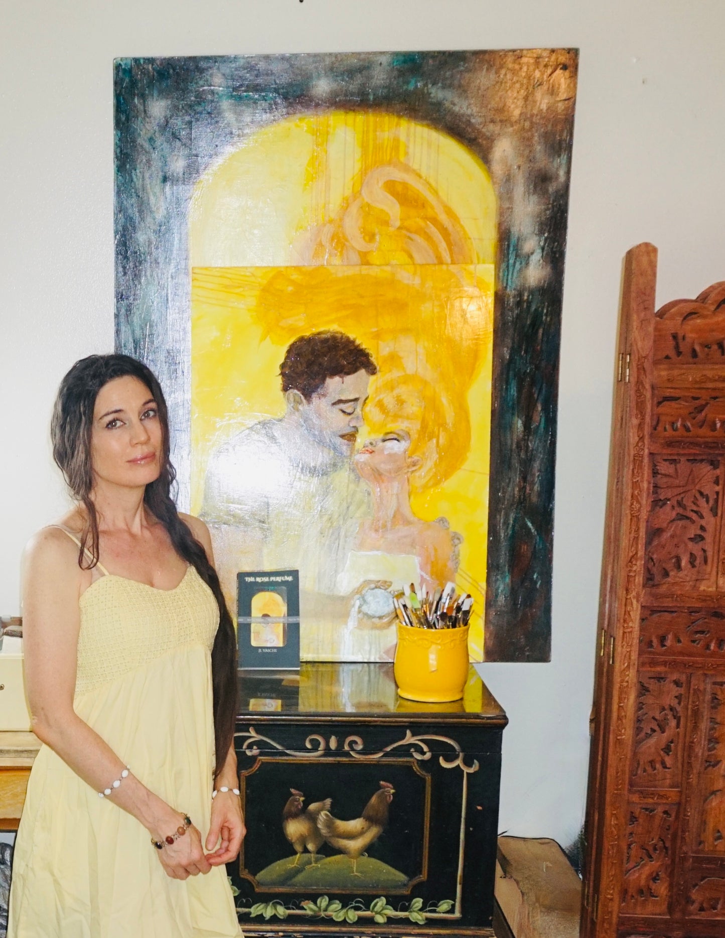 Original painting extension that goes with original painting, 'Remember'