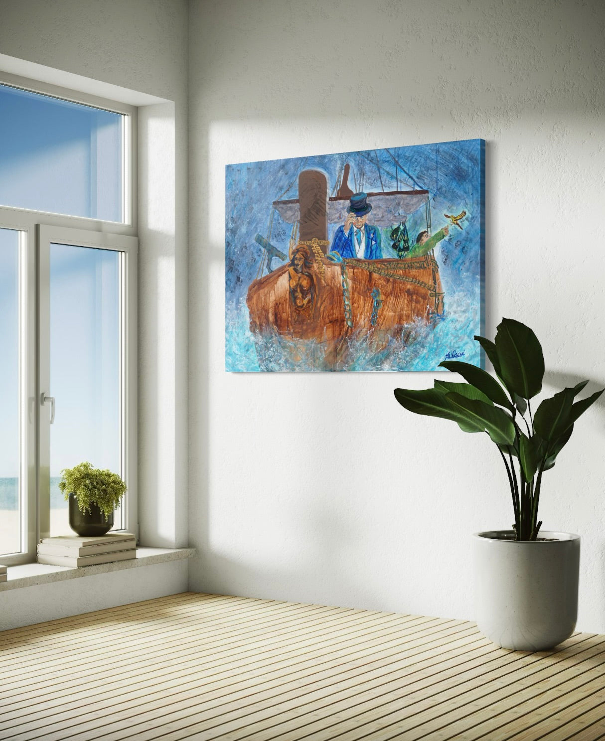 Original Painting: The Arrival